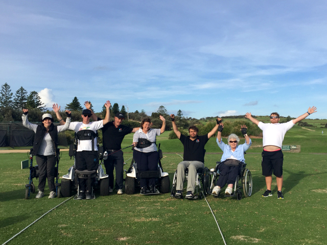 image of golf clinic at long reef golf club, disability golf hub for Empower Golf Australia