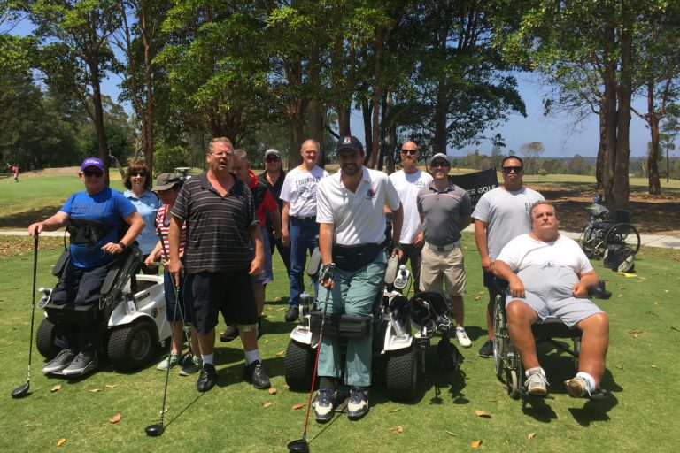 North Turramurra Golf Course in NSW, image of empower golf clinic participants