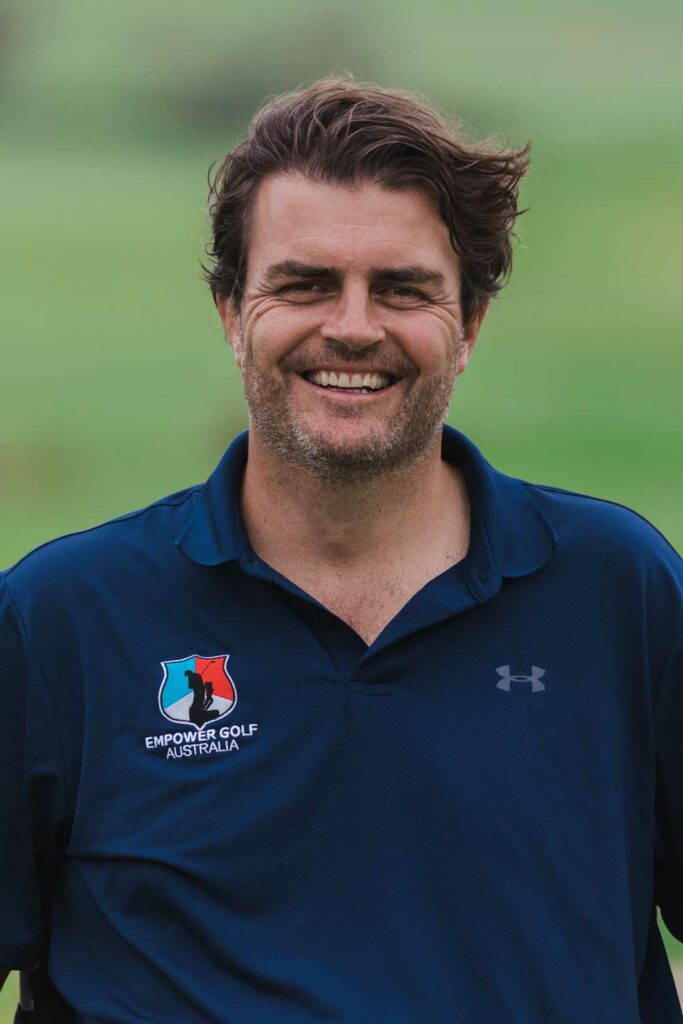 james gribble headshot, empower golf founder and coach