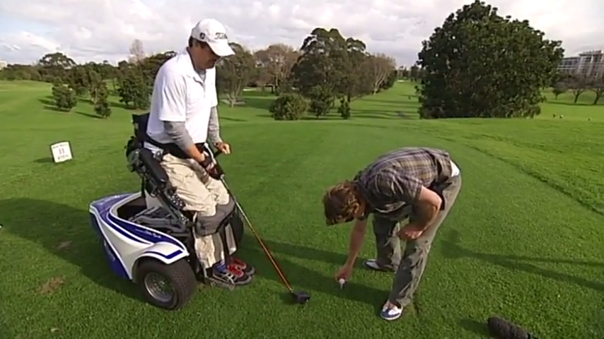 NSW News - 2014, Empower Golf article, two men on the golf course