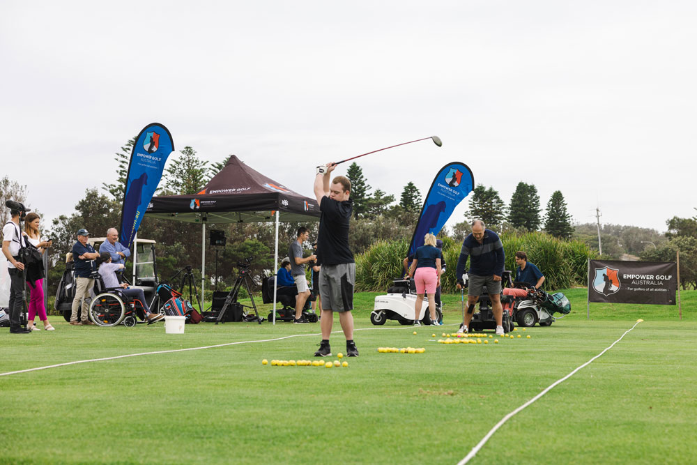walkinshaw sports, image of empower golf clinic