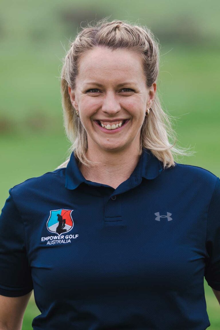 alicia nagle, empower golf team member headshot, in charge of marketing and advertising for empower golf australia